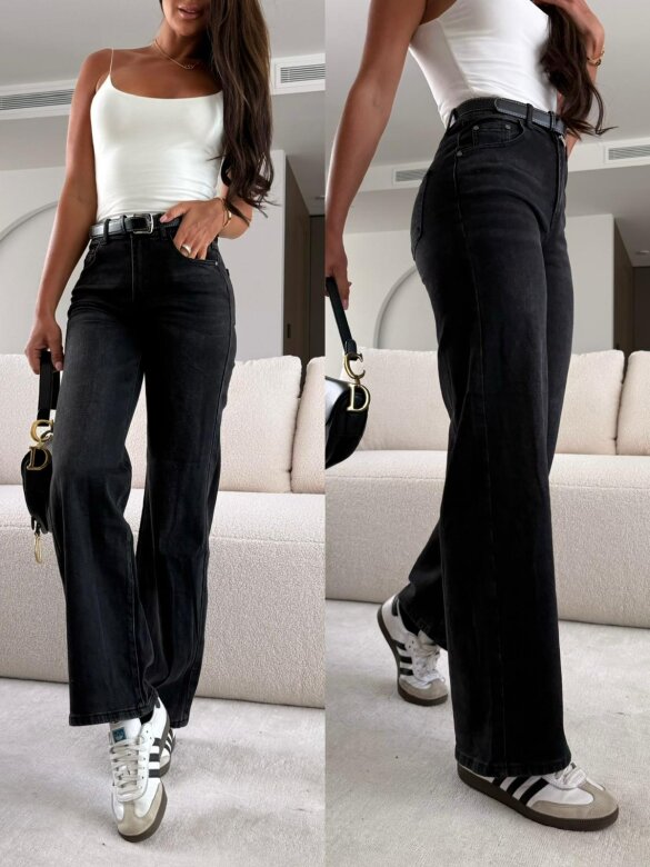 Spodnie Mancini jeans czarne