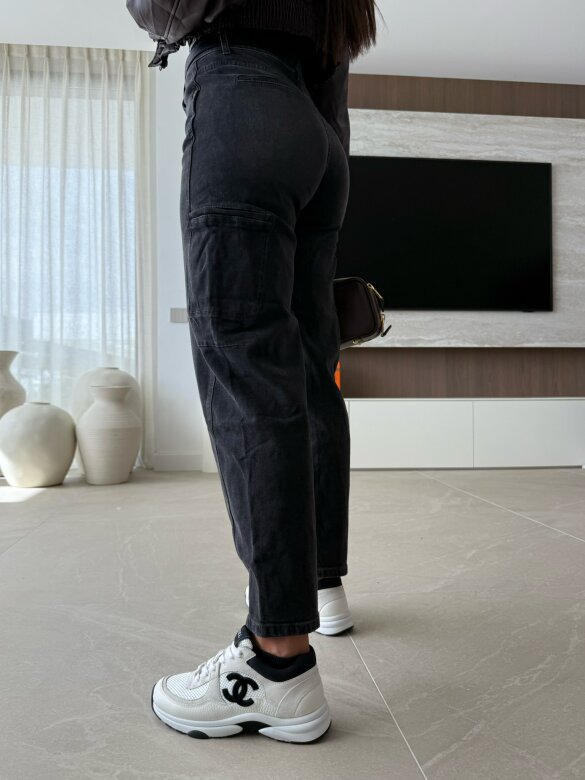 Spodnie Parri jeans grafitowe 