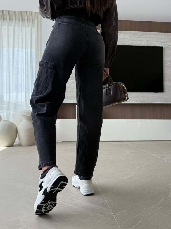 Spodnie Parri jeans grafitowe 