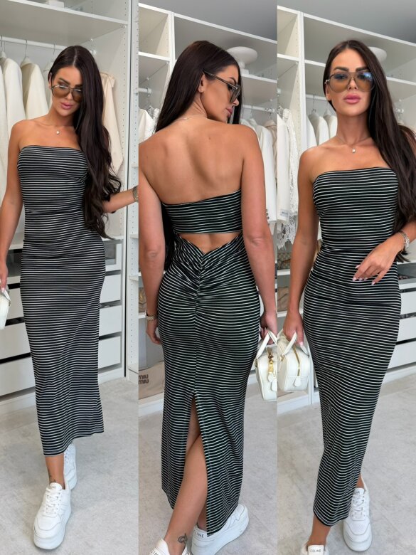 Dress Illusione black-white