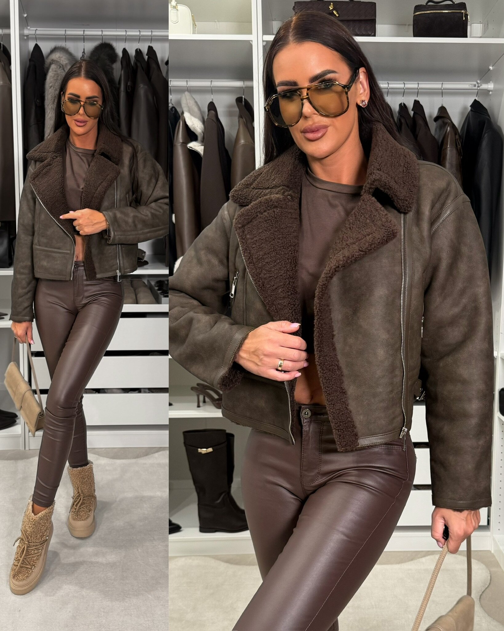 Kurtka Cinnaria ocieplana czekoladowa