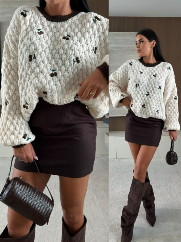 Skirt San Marco chocolate