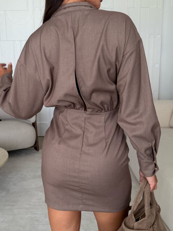 Dress Oliveira mocca 