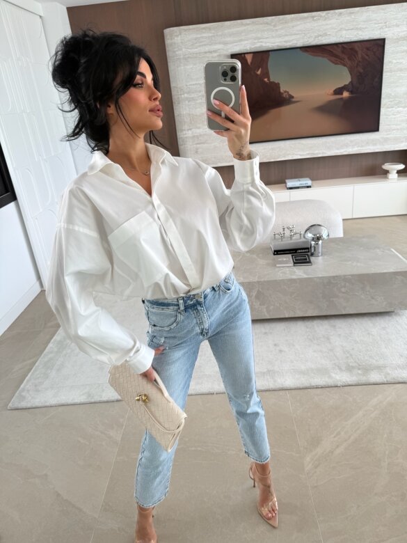 Koszula Lussio biała