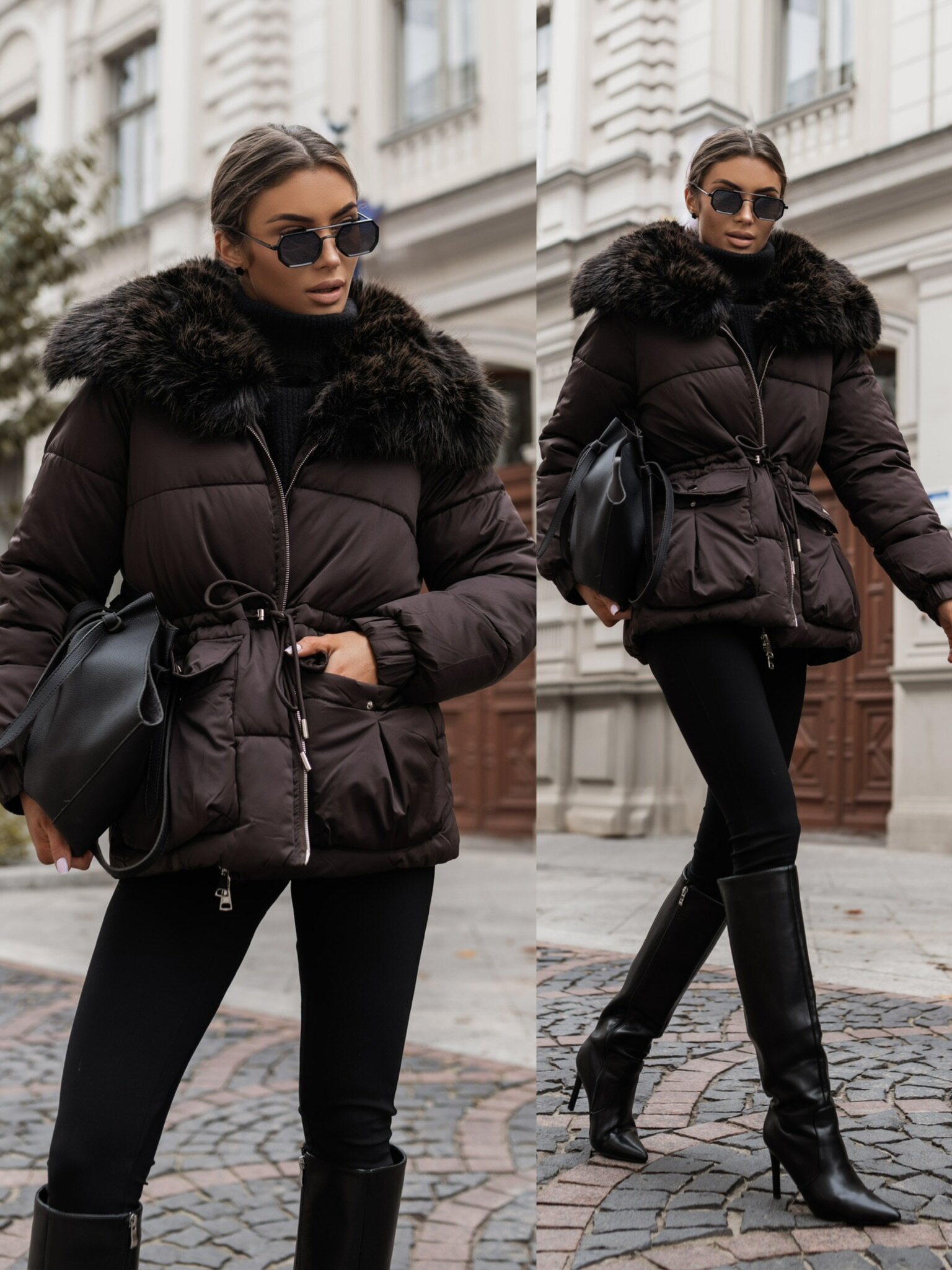 Kurtka Arvalis czekoladowa 