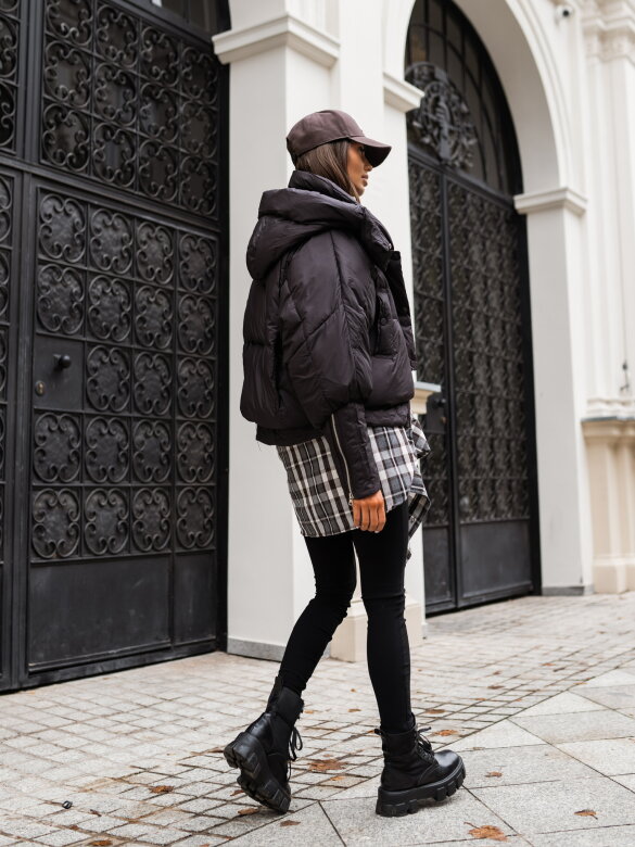 Kurtka Frostaine czekoladowa 