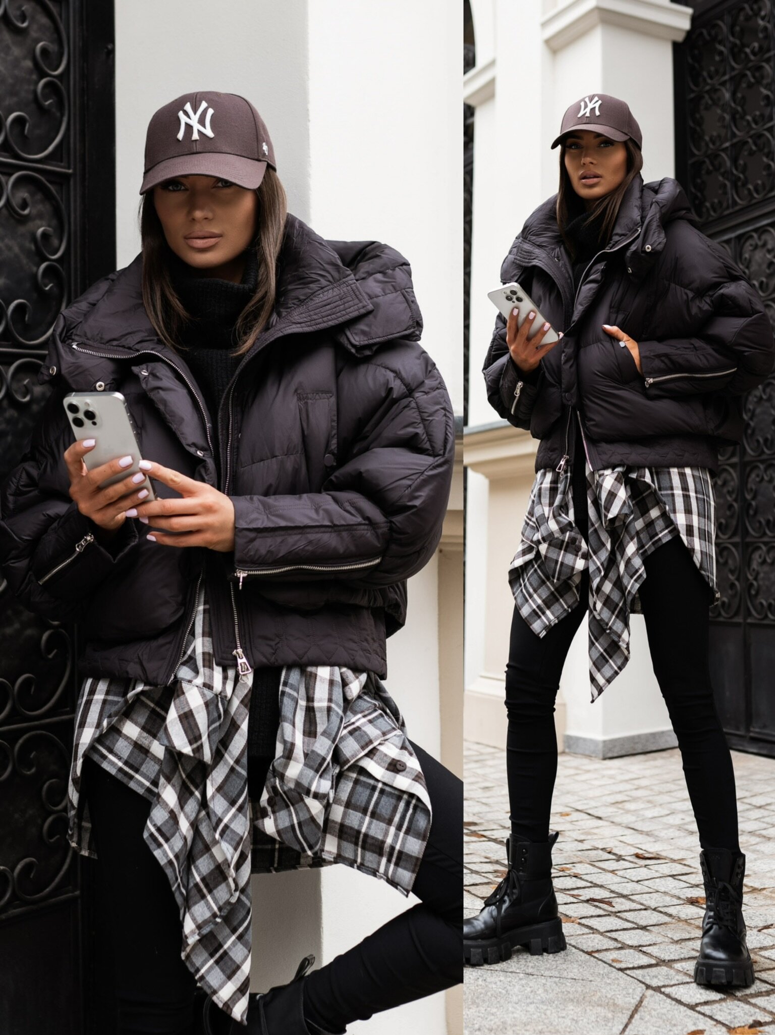 Kurtka Frostaine czekoladowa 