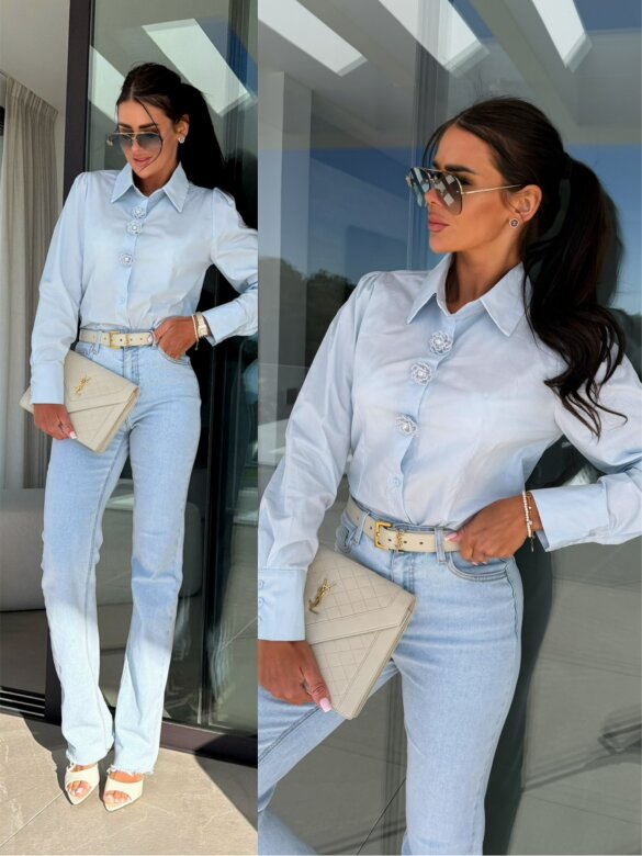 Koszula Meliora błękitna 