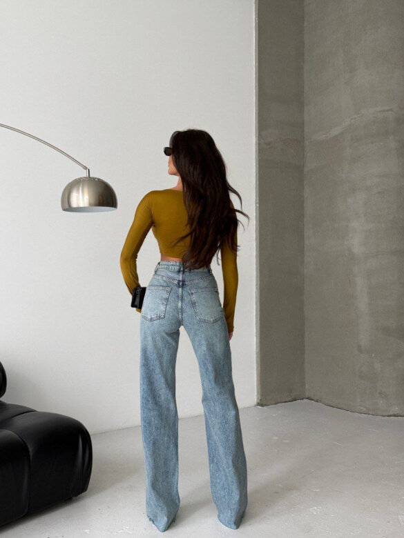 Spodnie Clifton jeans niebieskie