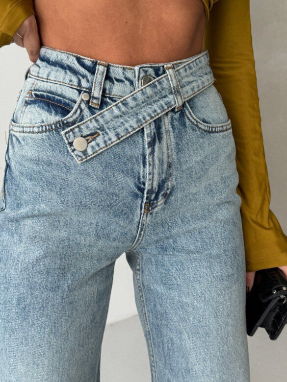 Spodnie Clifton jeans niebieskie