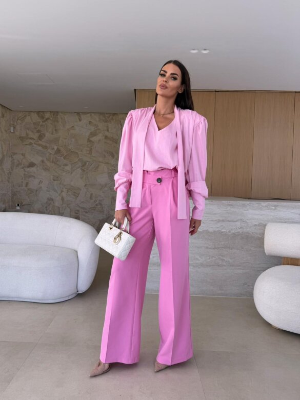 Spodnie Driss elegant różowe
