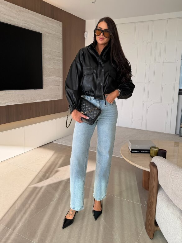 Spodnie Holli jeans jasnoniebieskie