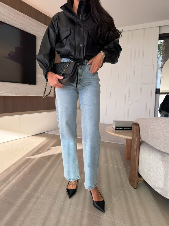 Spodnie Holli jeans jasnoniebieskie