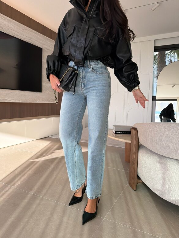 Spodnie Holli jeans jasnoniebieskie