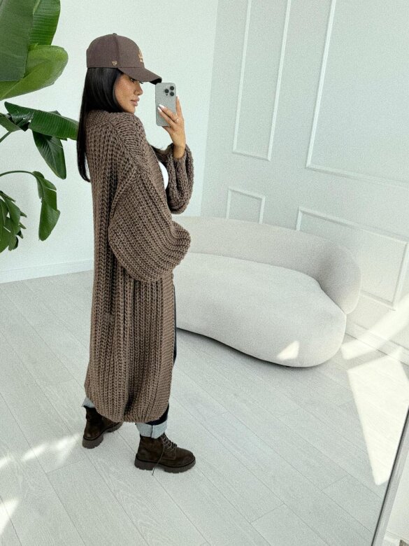 Kardigan Cozy Ember mocca