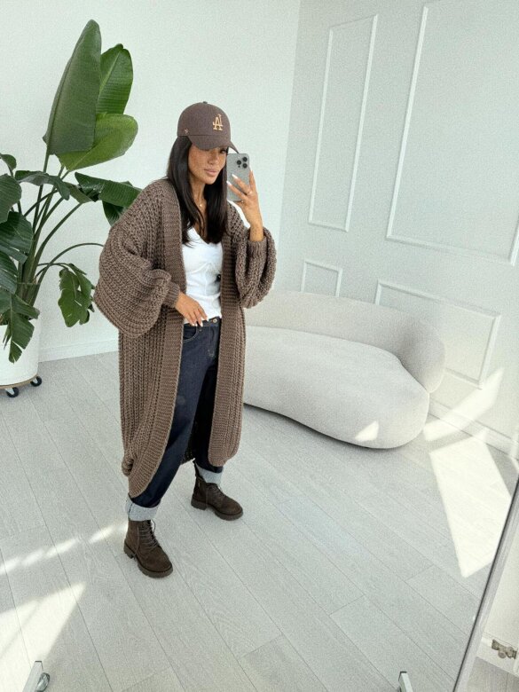 Kardigan Cozy Ember mocca