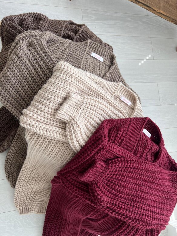 Kardigan Cozy Ember mocca