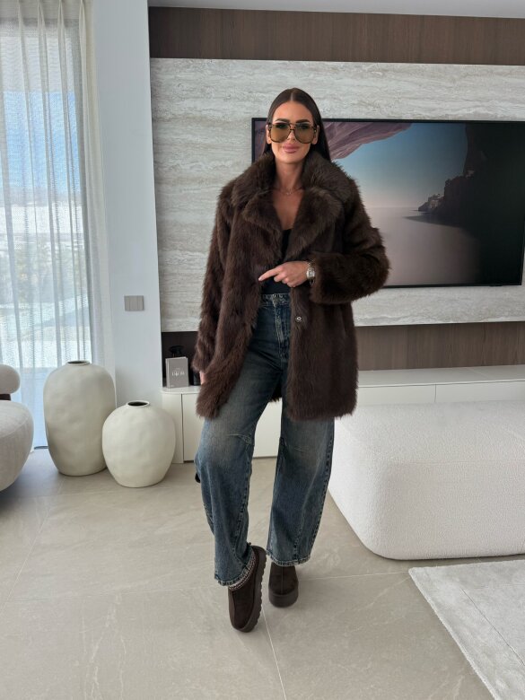 Futro Gaclove czekoladowe