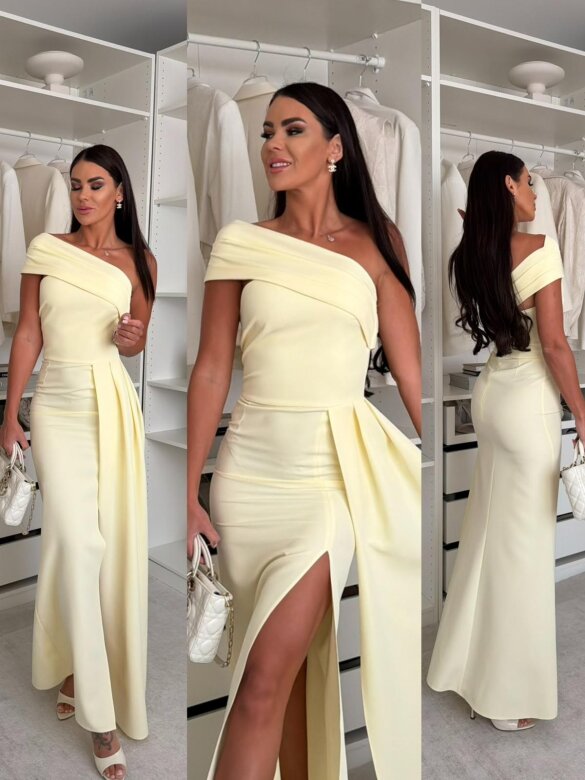 Dress Monaco Avenue butter yellow