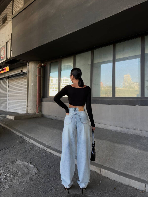 Spodnie Essara jeans jasnoniebieskie