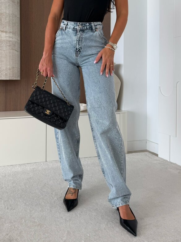 Spodnie Essara jeans jasnoniebieskie