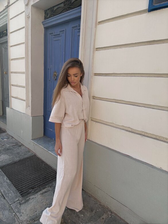 Komplet 2w1 Caldere 100% len nude 