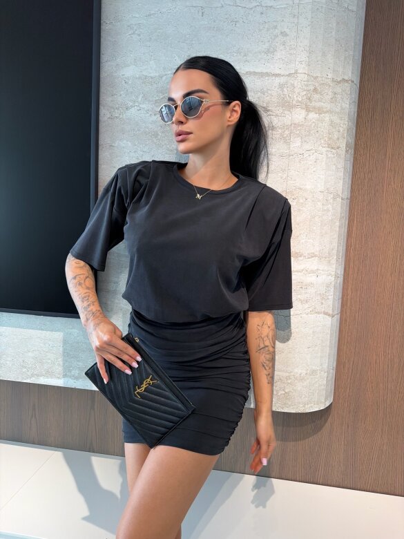 Sukienka Zephira z wiskozą czarna