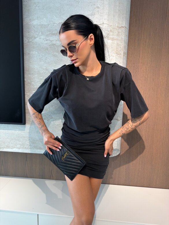 Sukienka Zephira z wiskozą czarna