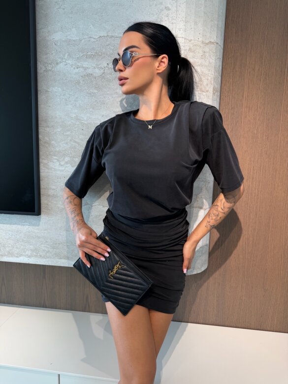 Sukienka Zephira z wiskozą czarna