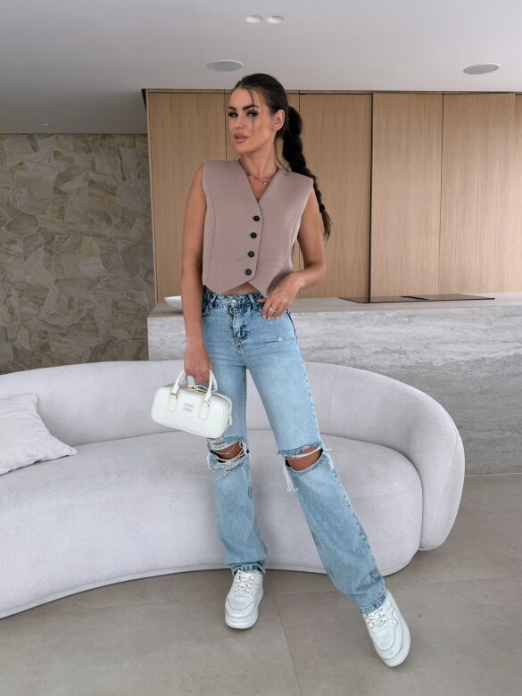 Kamizelka Marciano short mocca 