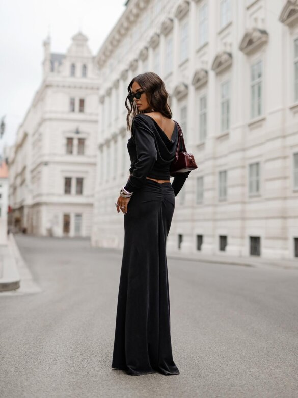 Spódnica Ivana maxi czarna 