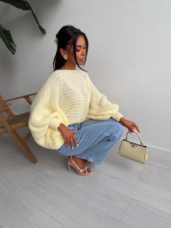 Sweter Sun Springs żółty 