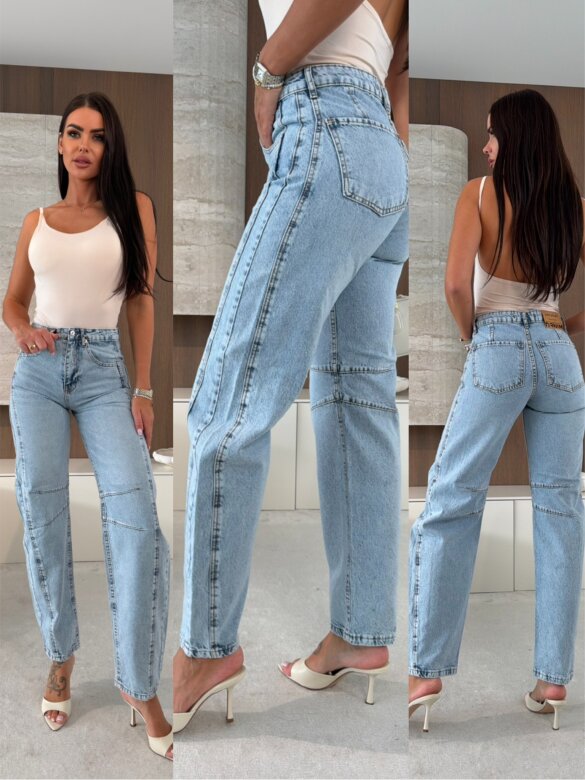 Spodnie Calissa jeans jasnoniebieskie