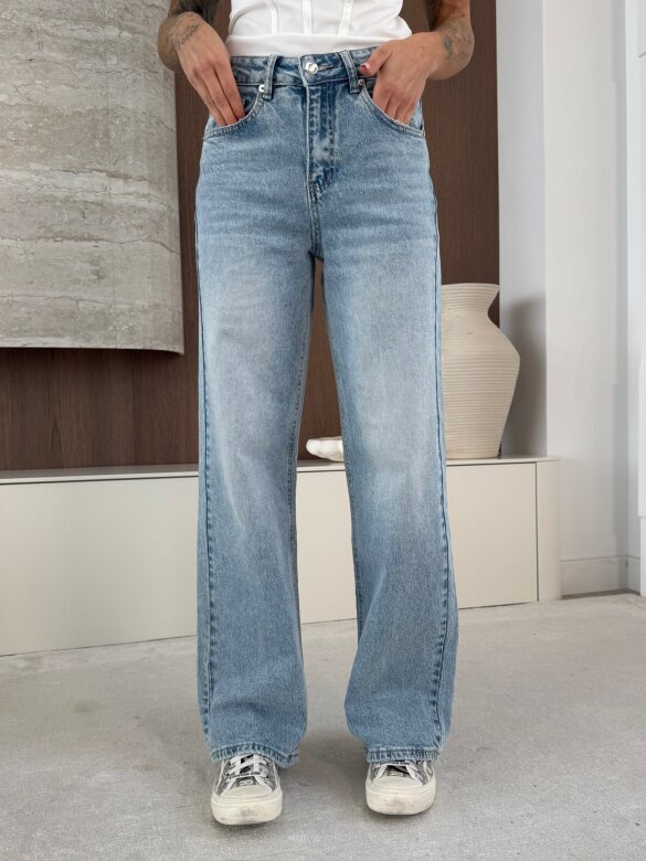 Spodnie Sasio jeans jasnoniebieskie 