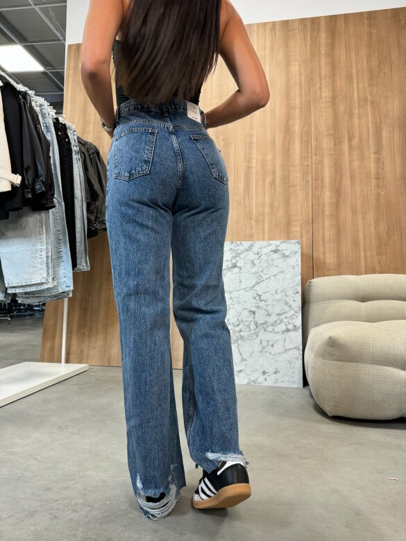 Spodnie Rome jeans ciemnoniebieskie