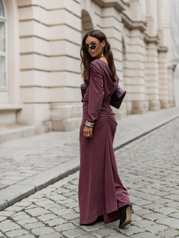 Bluzka Ivana bordowa 