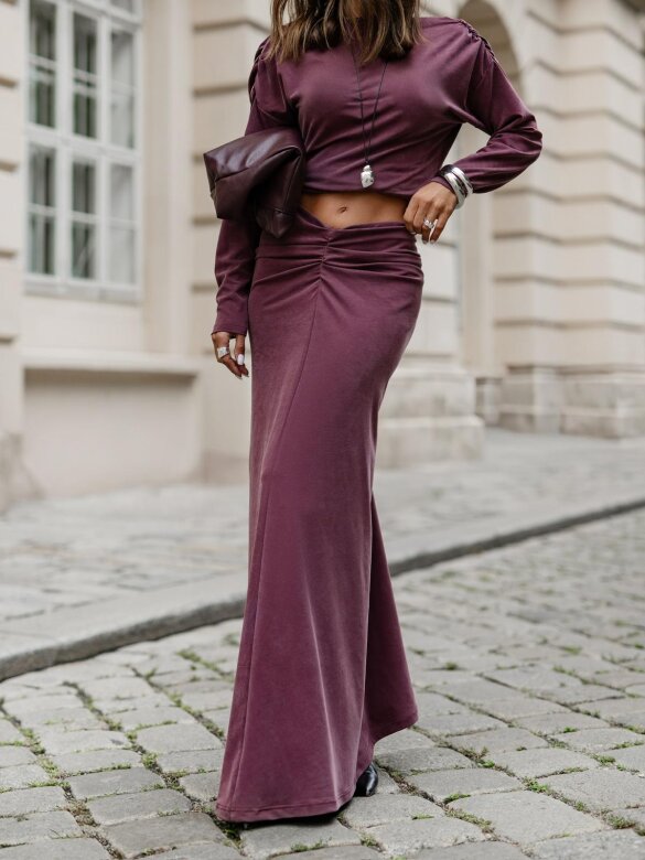 Bluzka Ivana bordowa 