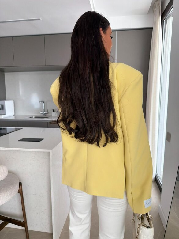 Blazer Urban Elegance oversize yellow