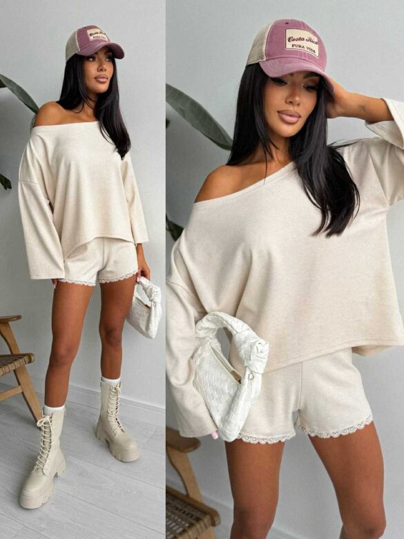 Komplet 2w1 Janni beżowy