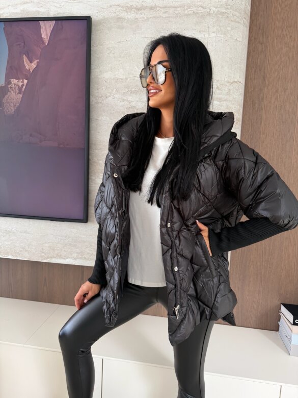 Kurtka Leitner pikowana czarna 