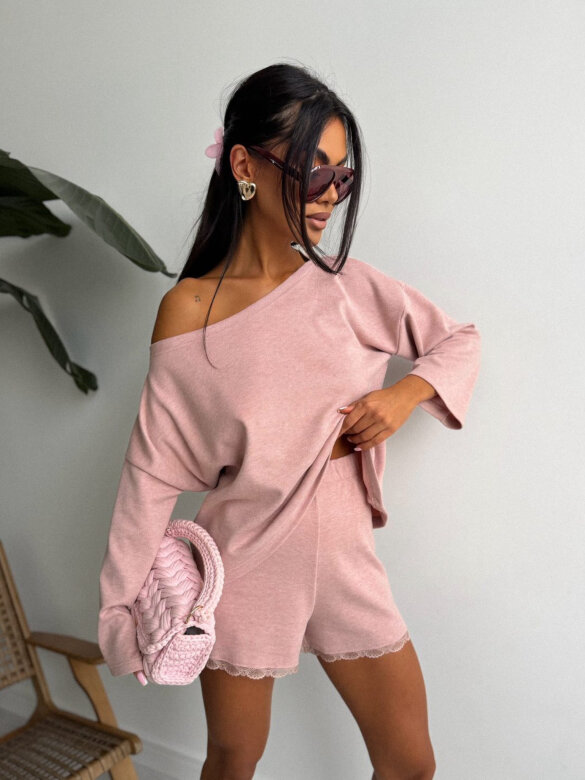 Komplet 2w1 Janni pudrowy 