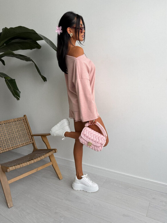 Komplet 2w1 Janni pudrowy 