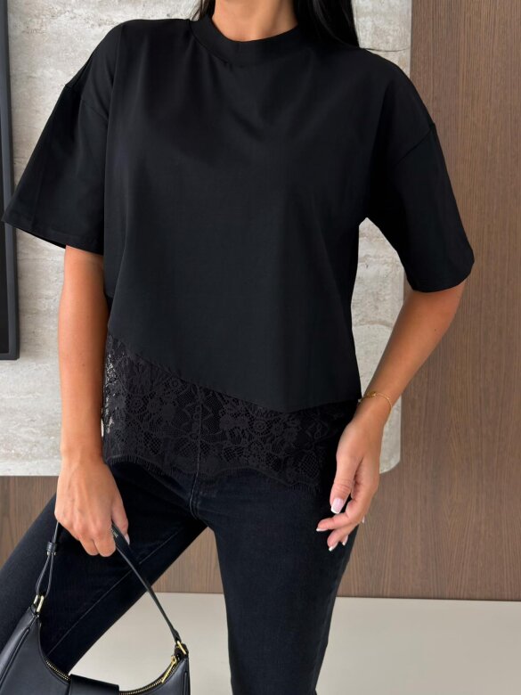 T-shirt Adriano cotton black