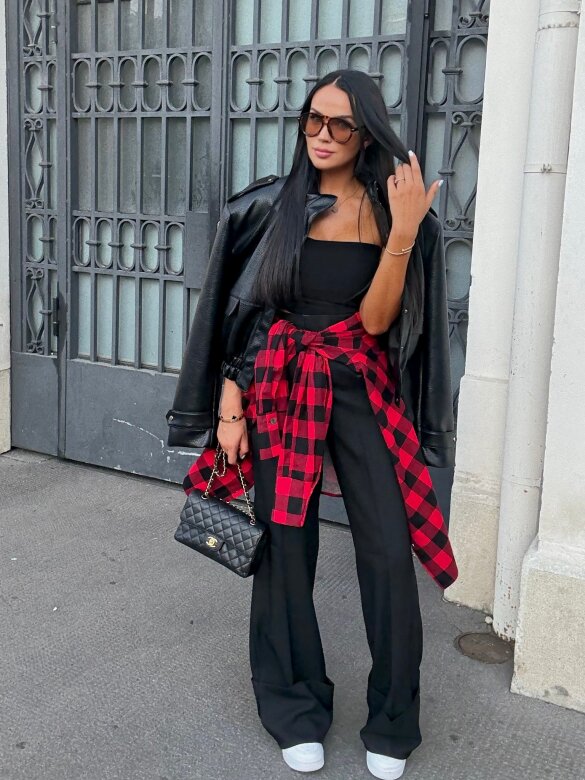 Kurtka Barney eko skóra czarna 