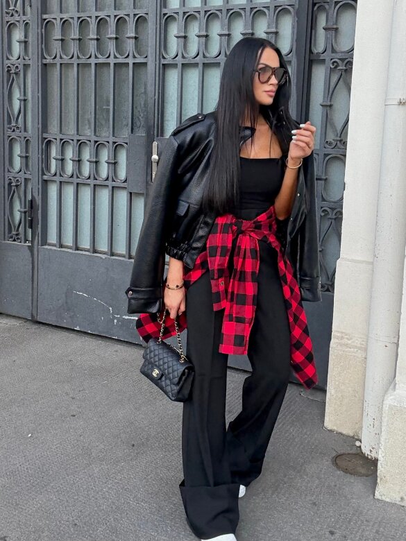 Kurtka Barney eko skóra czarna 