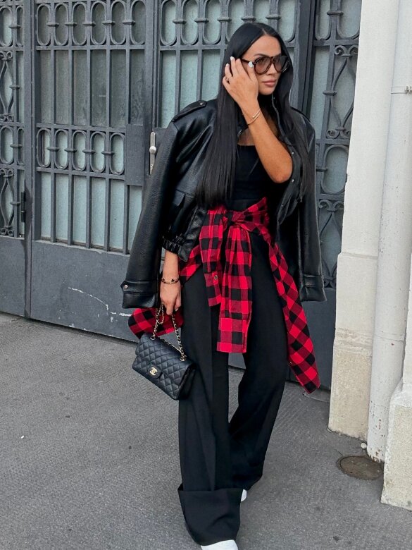 Kurtka Barney eko skóra czarna 