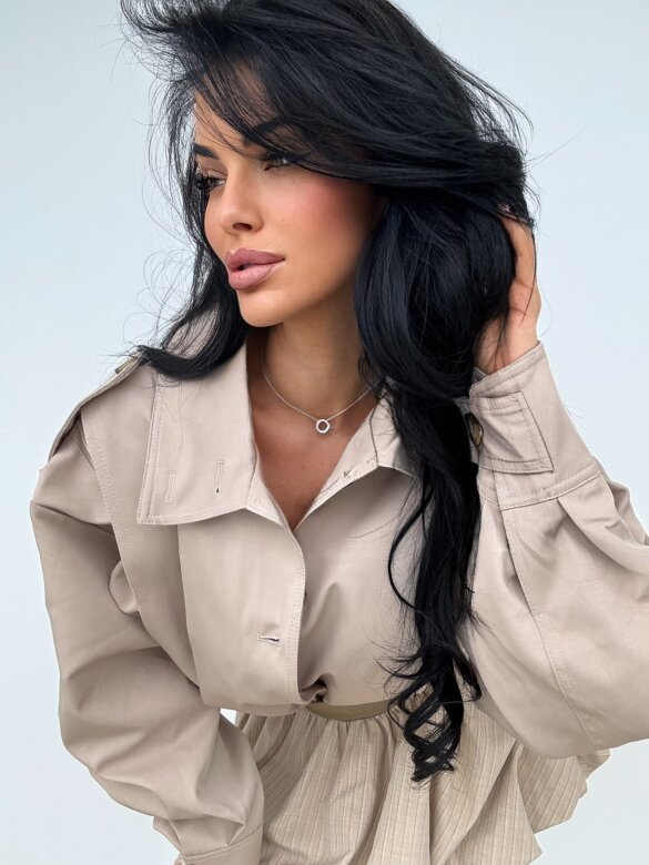 Kurtka Solli beżowa 