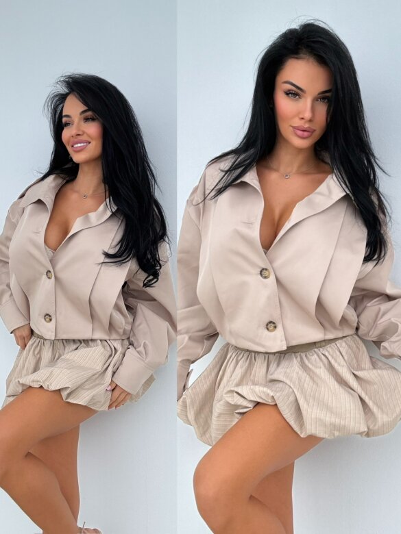 Kurtka Solli beżowa 