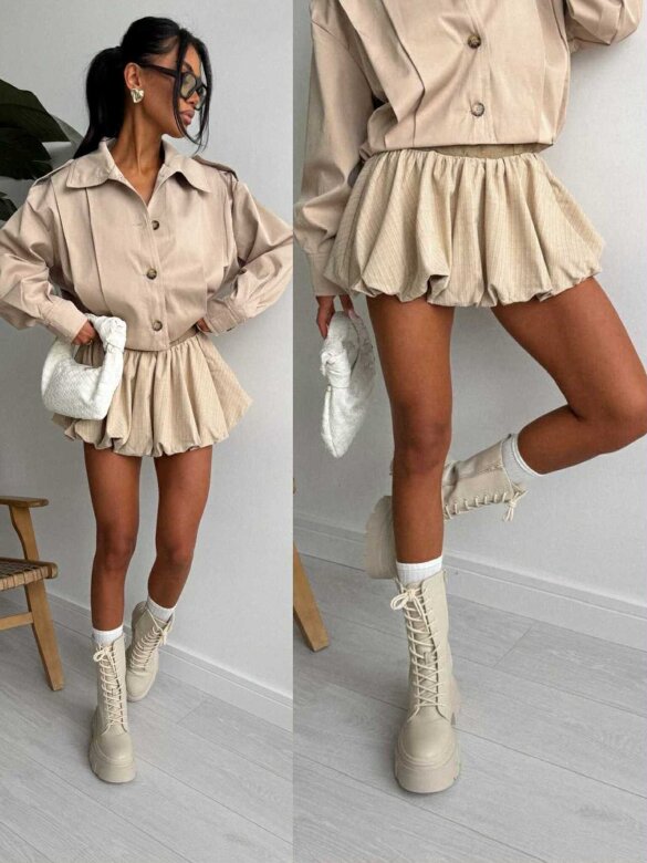 Spódniczko-szorty Blessi beżowe 