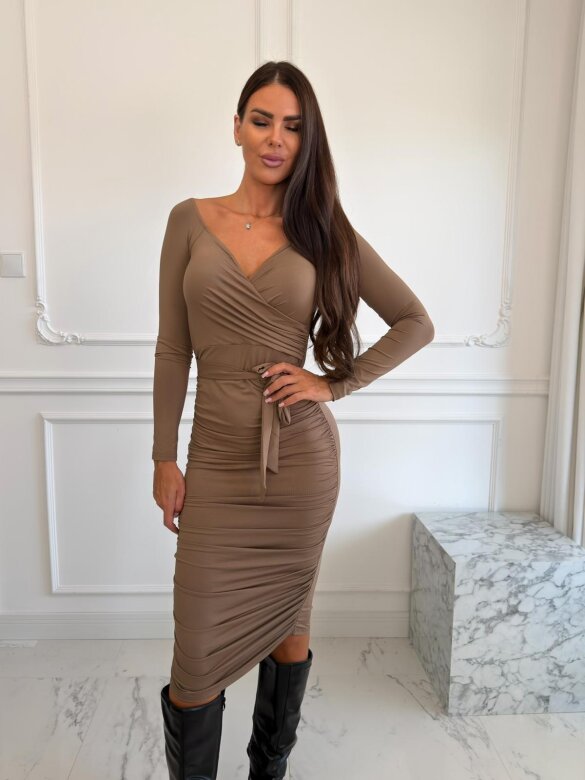 Dress Savella mocca 